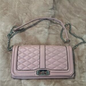 Rebecca Minkoff Pink Quilted Chain Shoulder Bag